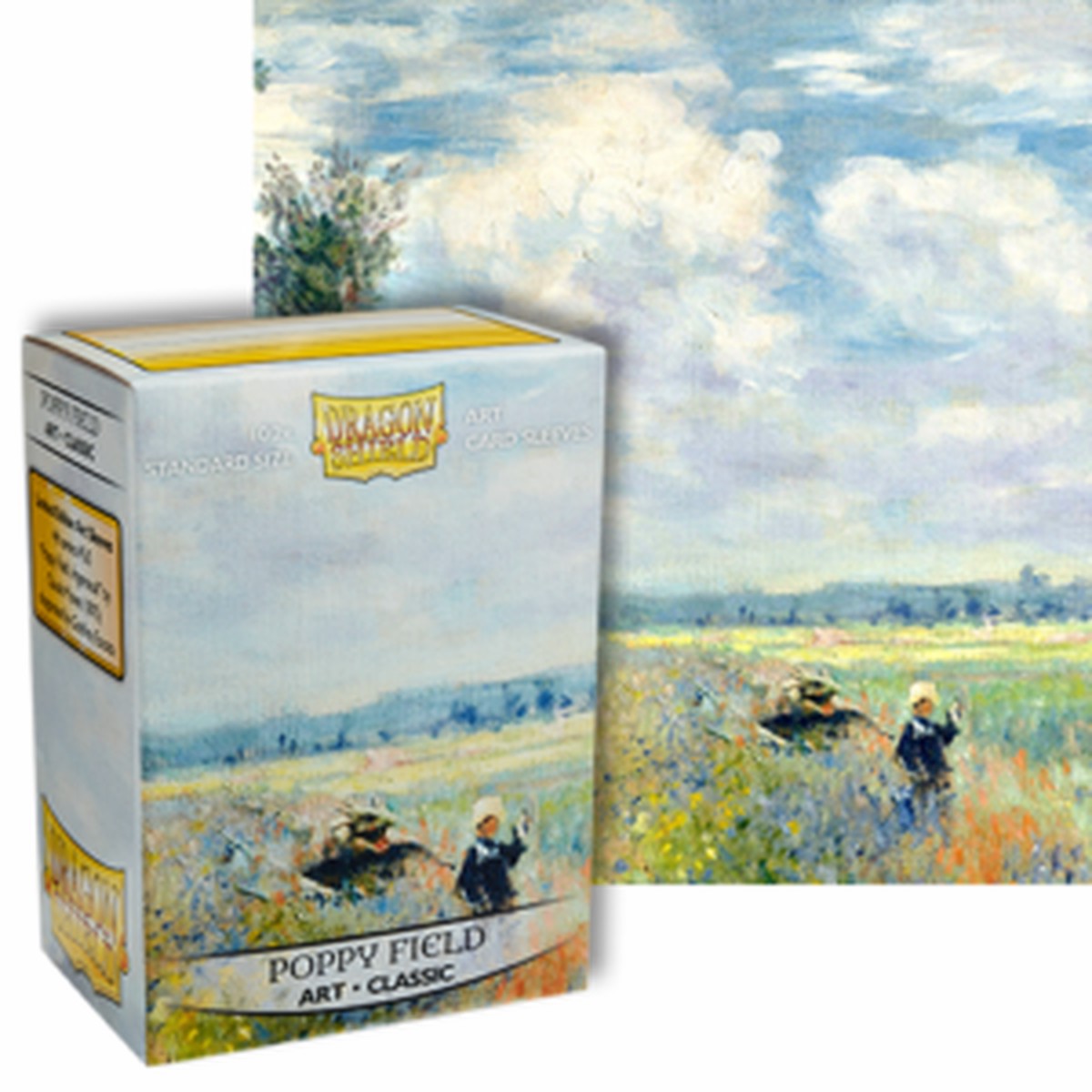 Dragon Shields: (100) Art Sleeves Classic Poppy Field