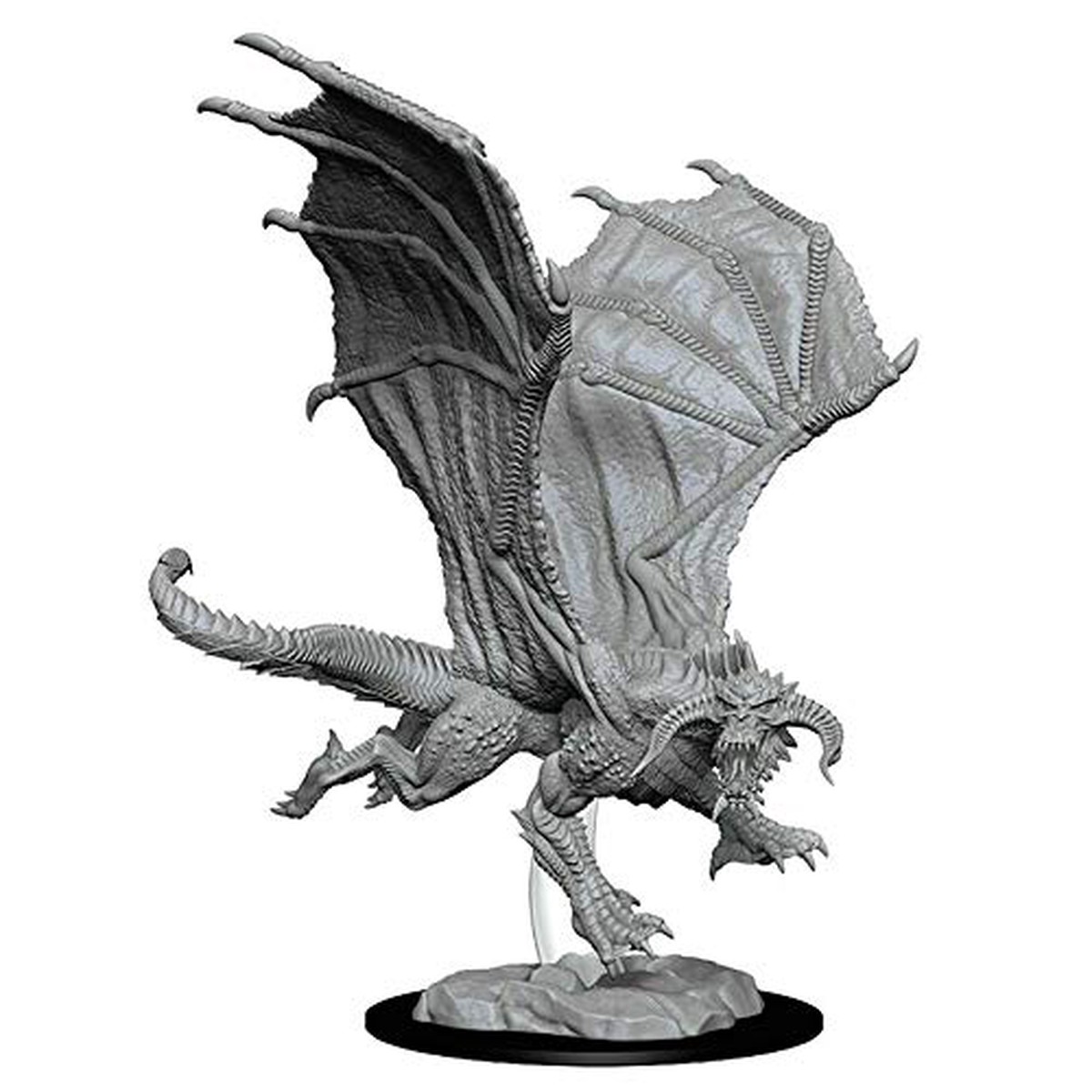 Dungeons & Dragons Nolzur`s Marvelous Unpainted Miniatures: W8 Young Black Dragon