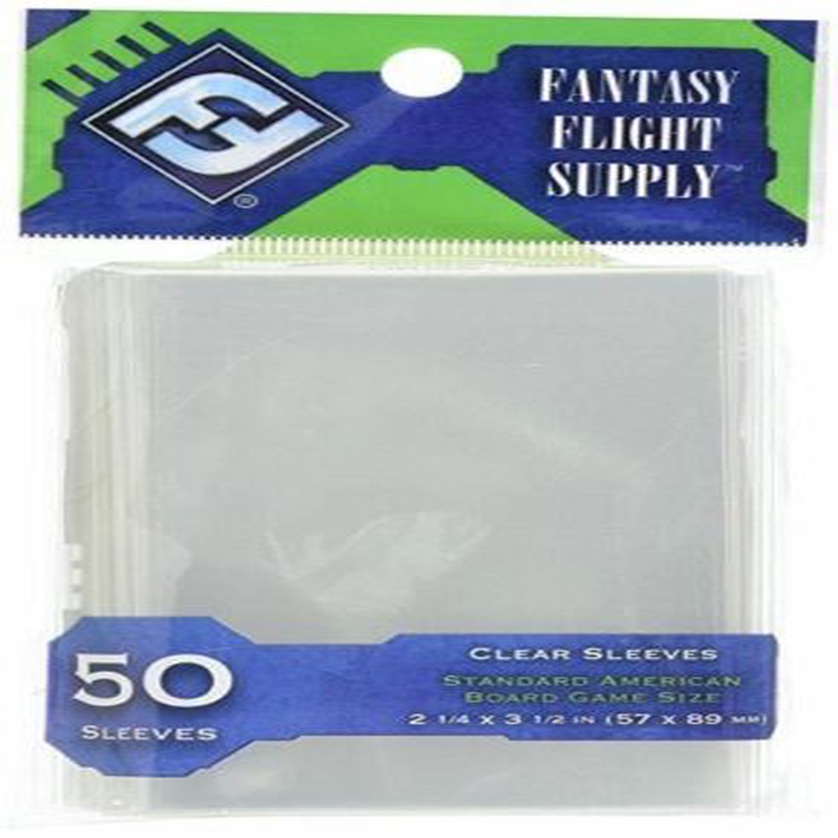 Standard American Board Game Sleeves (50) (Green)