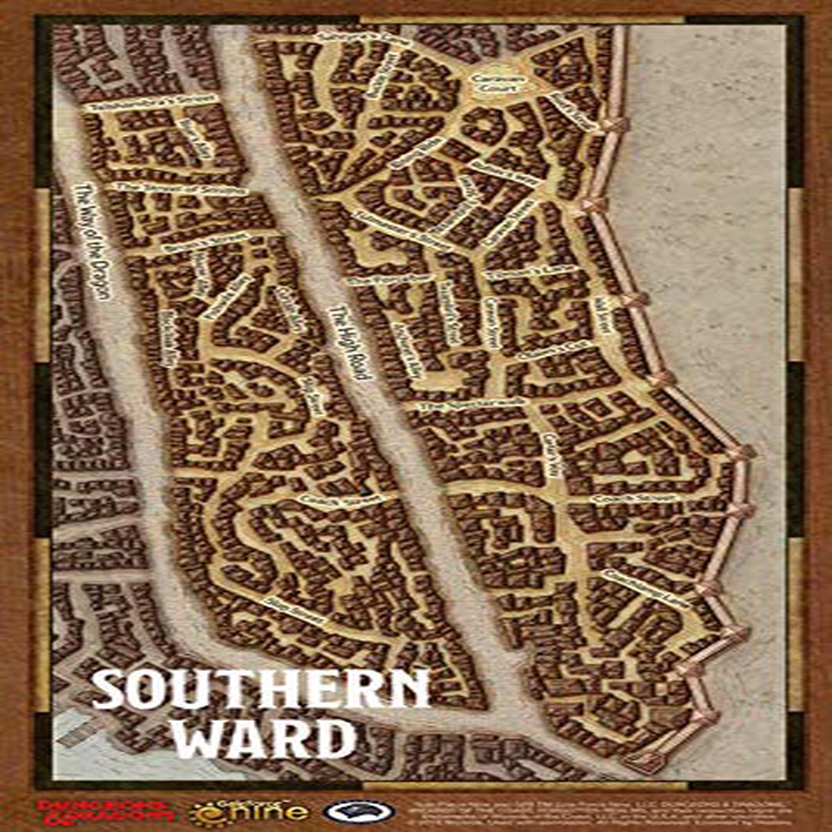 Dungeons & Dragons RPG: Waterdeep - Wards Map Set