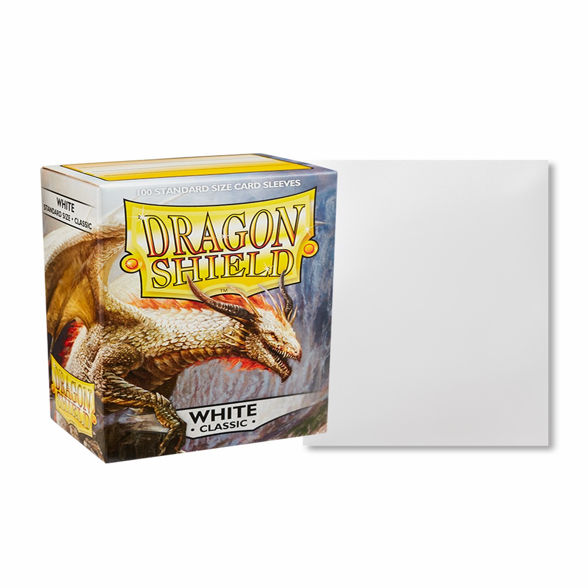 Dragon Shields: (100) Classic White