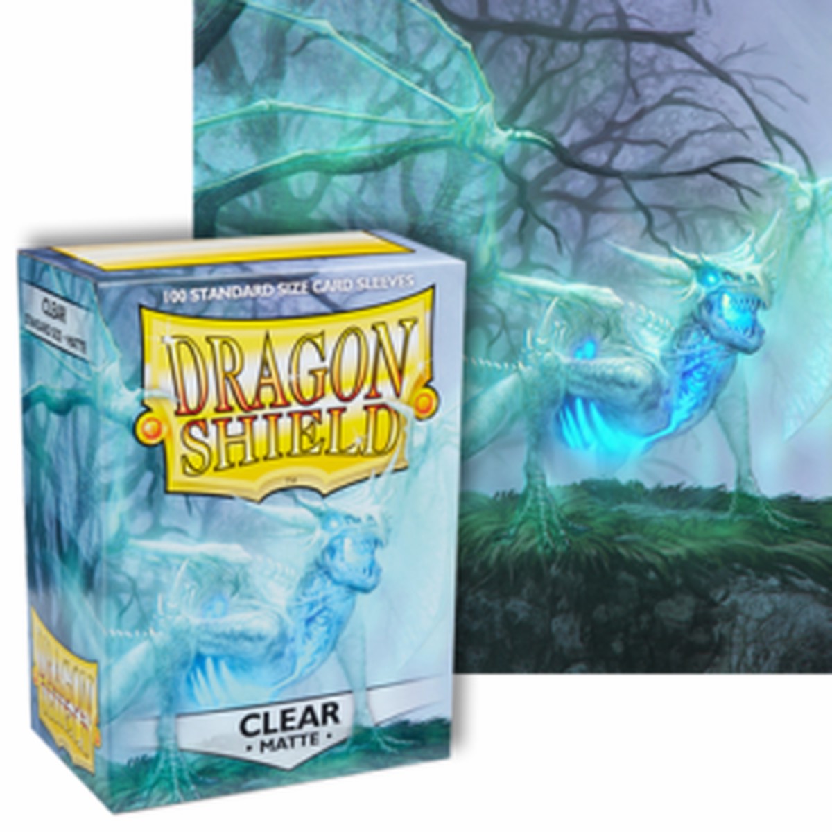 Dragon Shields: (100) Matte Clear