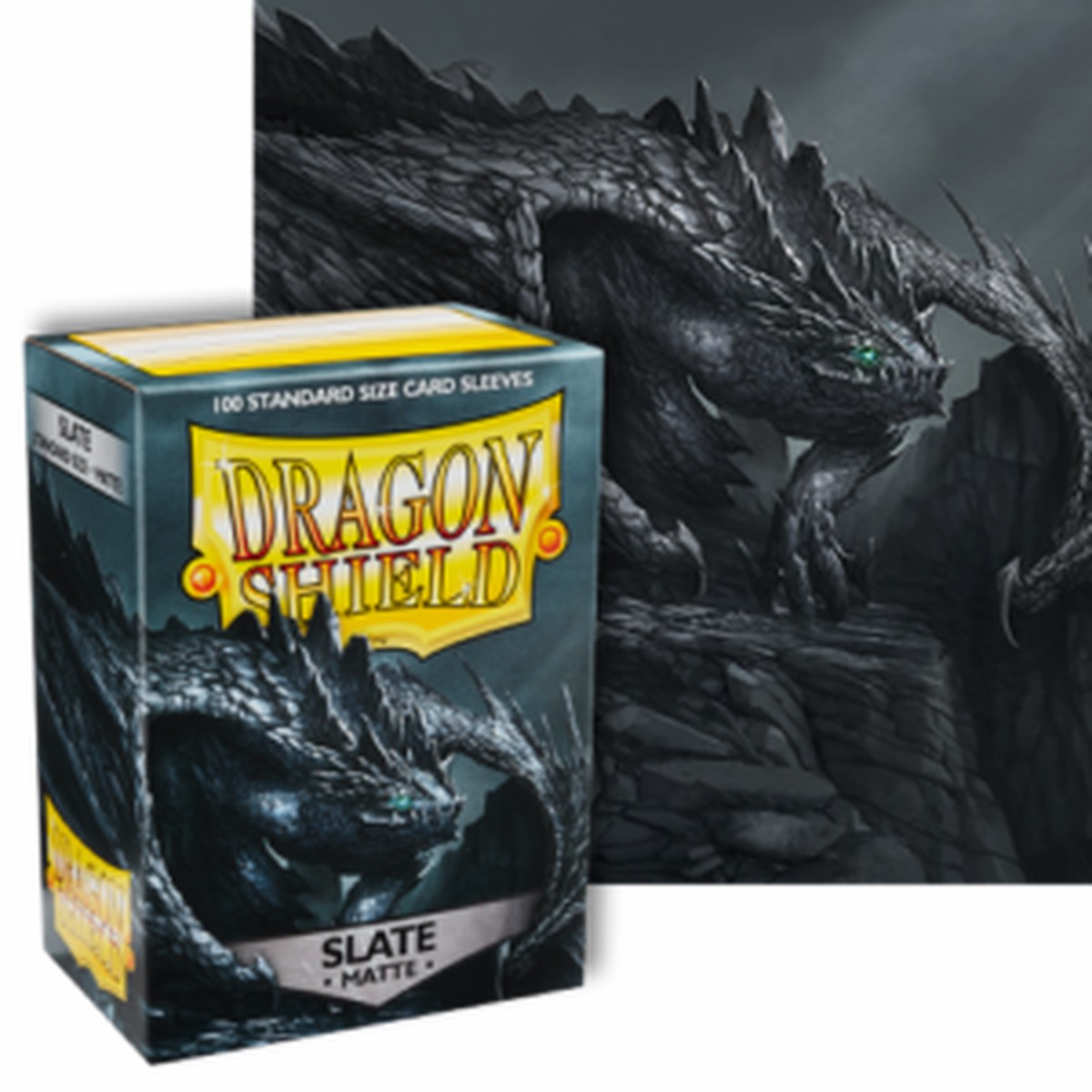 Dragon Shields: (100) Matte Slate