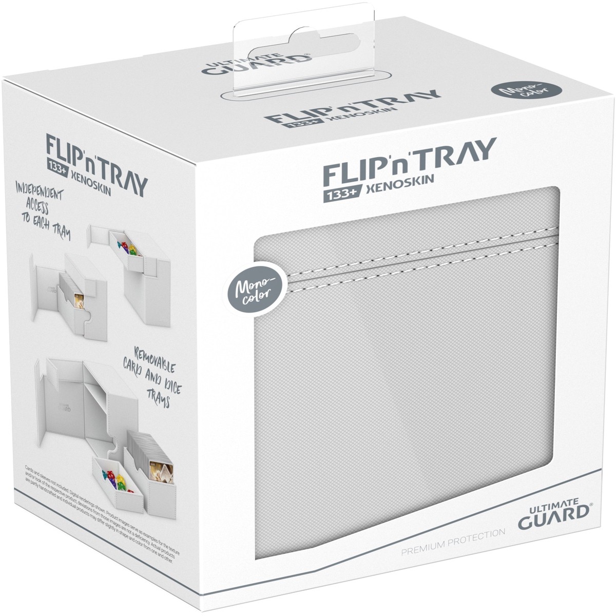 Ultimate Guard Flip n Tray Deck Case Monocolor White 133+