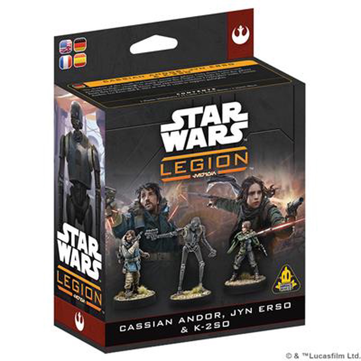 Hot Sale Star Wars: Legion Cassian Andor, Jyn Erso & K-2SO