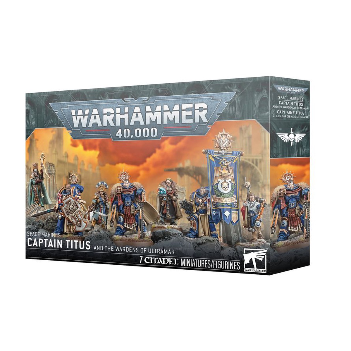 Warhammer 40,000- Space Marines Captain Titus and The Wardens of Ultramar