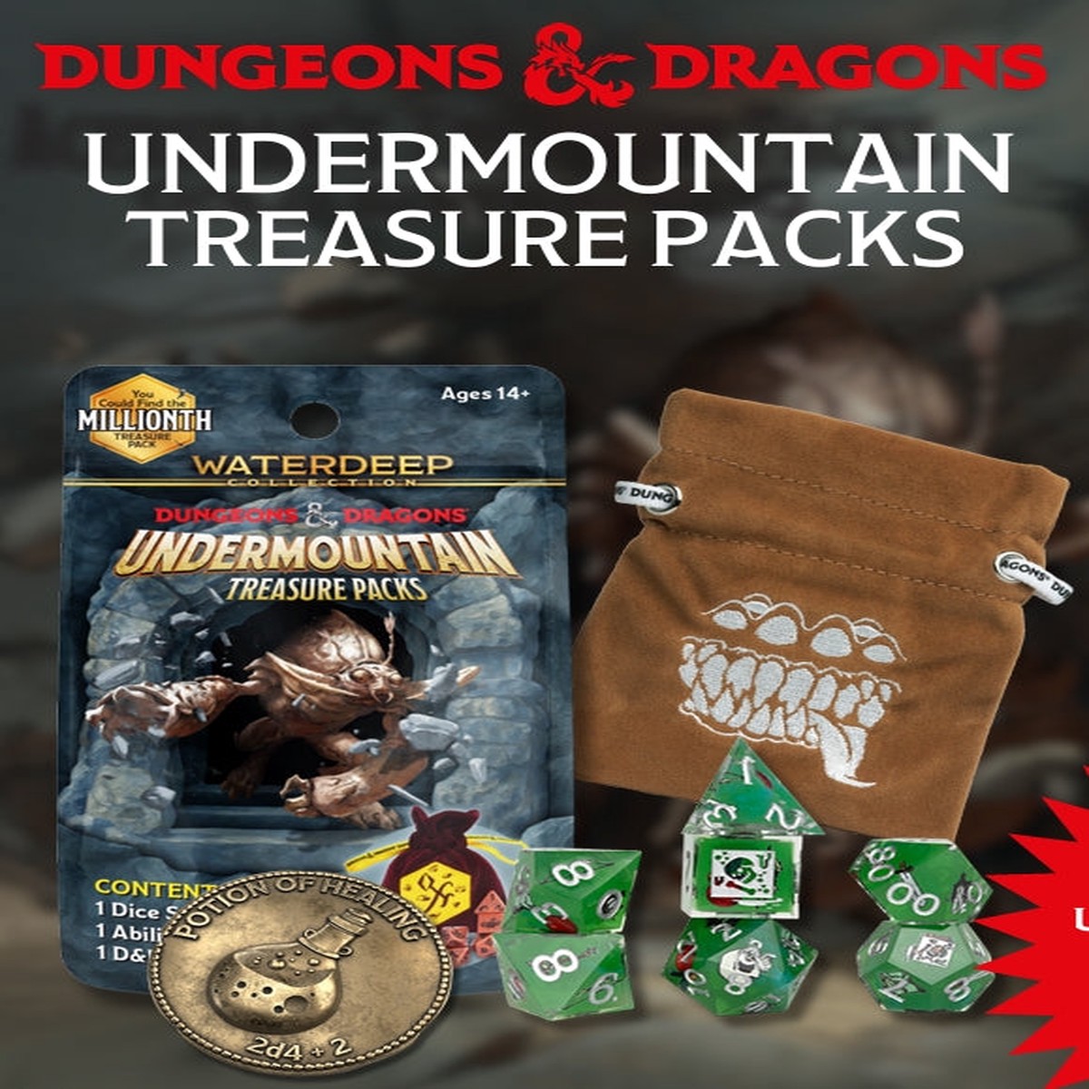 Sirius Dice D&D Undermountain Treasure Packs