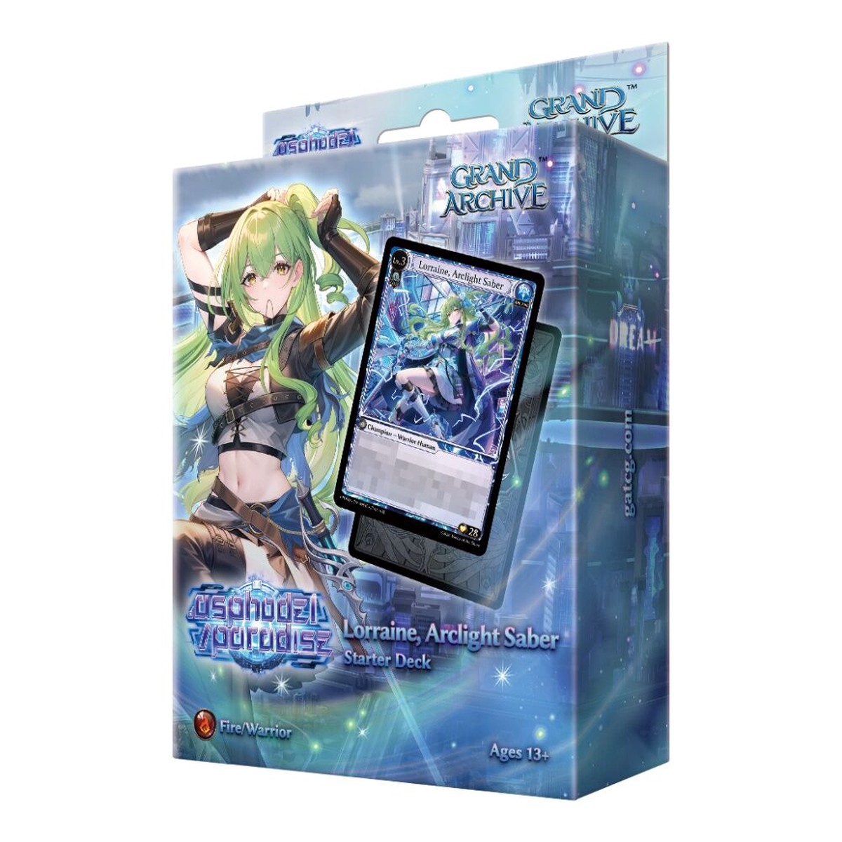 Grand Archive TCG: .asphodel/paradise Starter Deck Lorraine, Arclight Saber