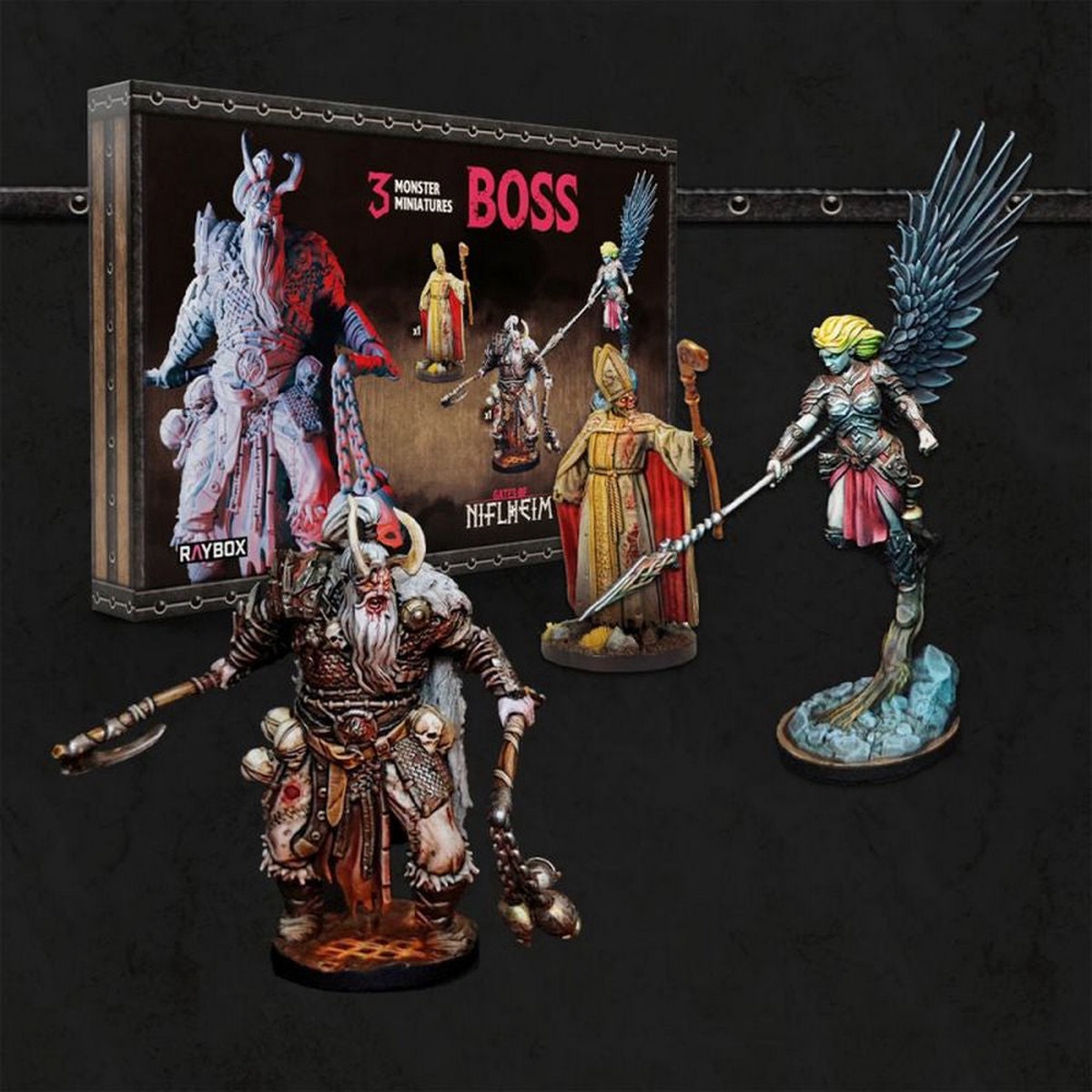 Raybox Games: Gates of Nifleheim Boss Miniatures Set