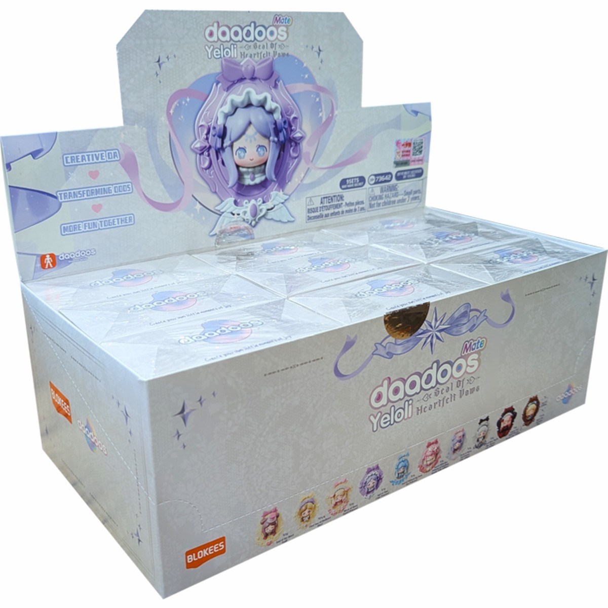 Yeloli Daadoos - Mate Series Ii - Seal Of Heartfelt Vows Blokees Figures - 9 In 1 Blind Box Display