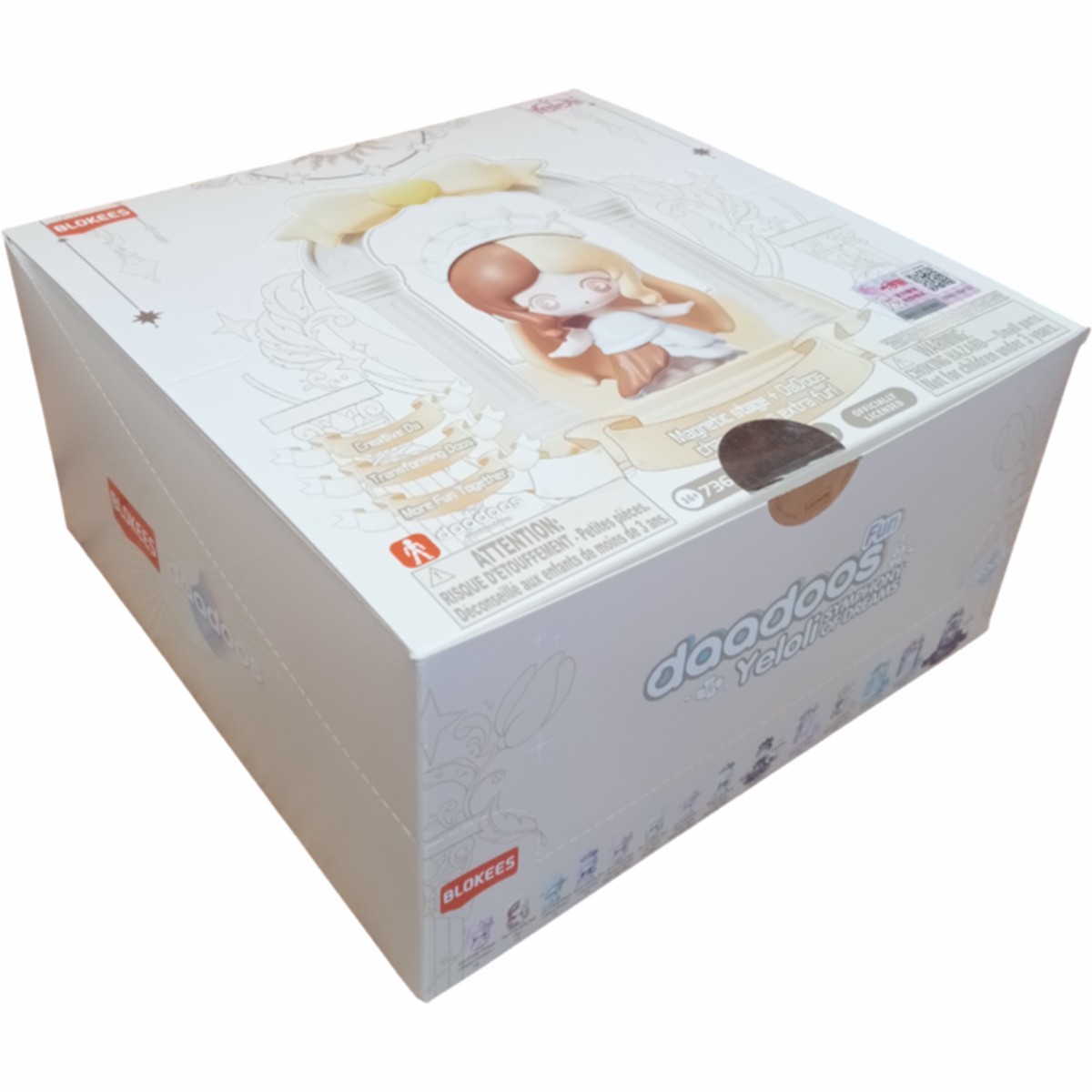 Yeloli Dadoos Fun Series Ii - Symphony Of Dreams Blokees Figures - 12 In 1 Blind Box Display