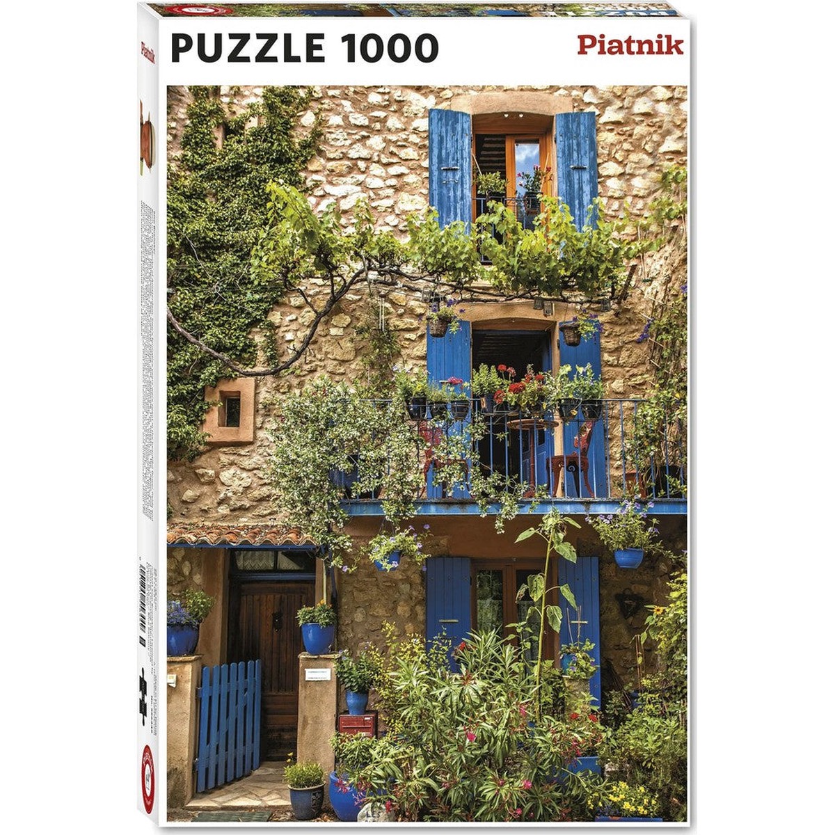 Puzzle - Piatnik - Blue Balcony 1000 Piece Puzzle
