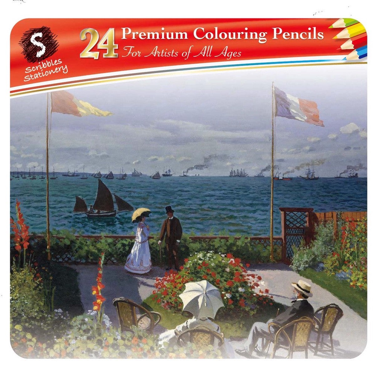 Puzzle - Premium Colouring Pencils 24 Pack