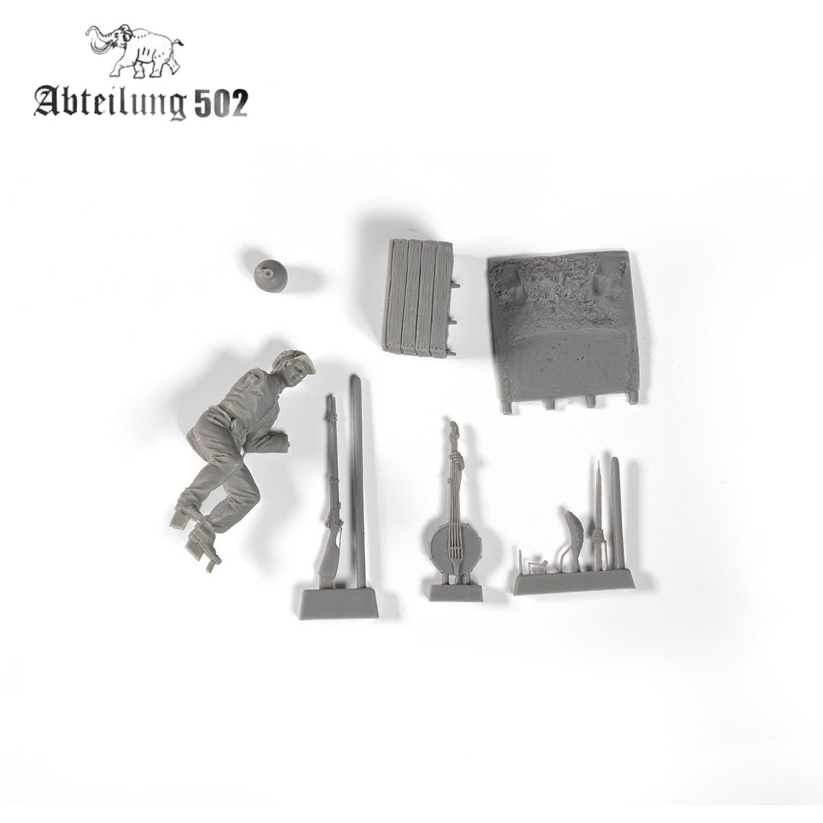 Abteilung 502 Historical Racoon Roughs Alabama Volunteers 1861 Resin Figure 54mm