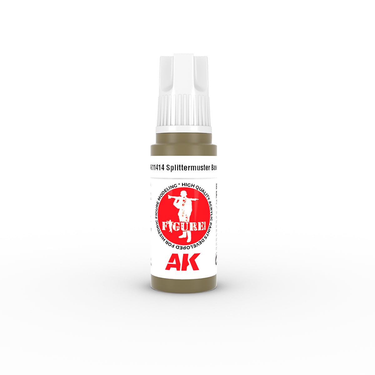 AK Interactive 3 Gen Figure Acrylic Paint 17ml - Splittermuster Base