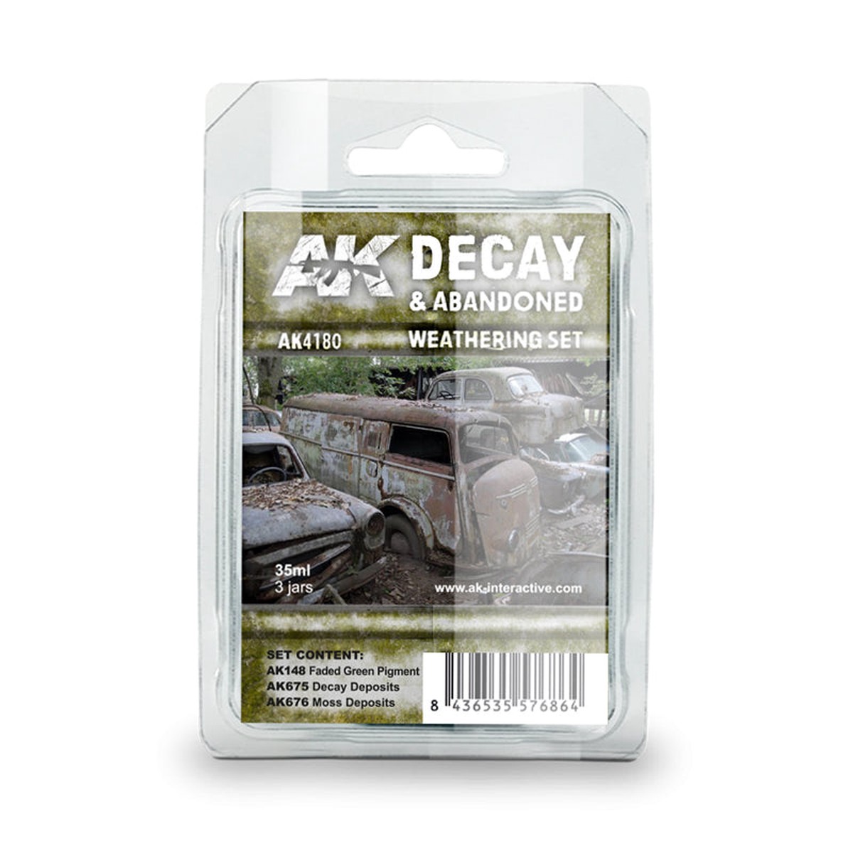 AK Interactive Decay & Abandoned Weathering Set