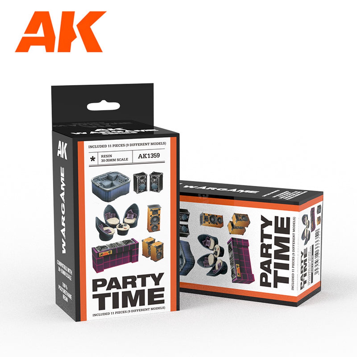 AK Interactive Wargame Resin Scenery Party Time Set 30-35mm (AK1359)