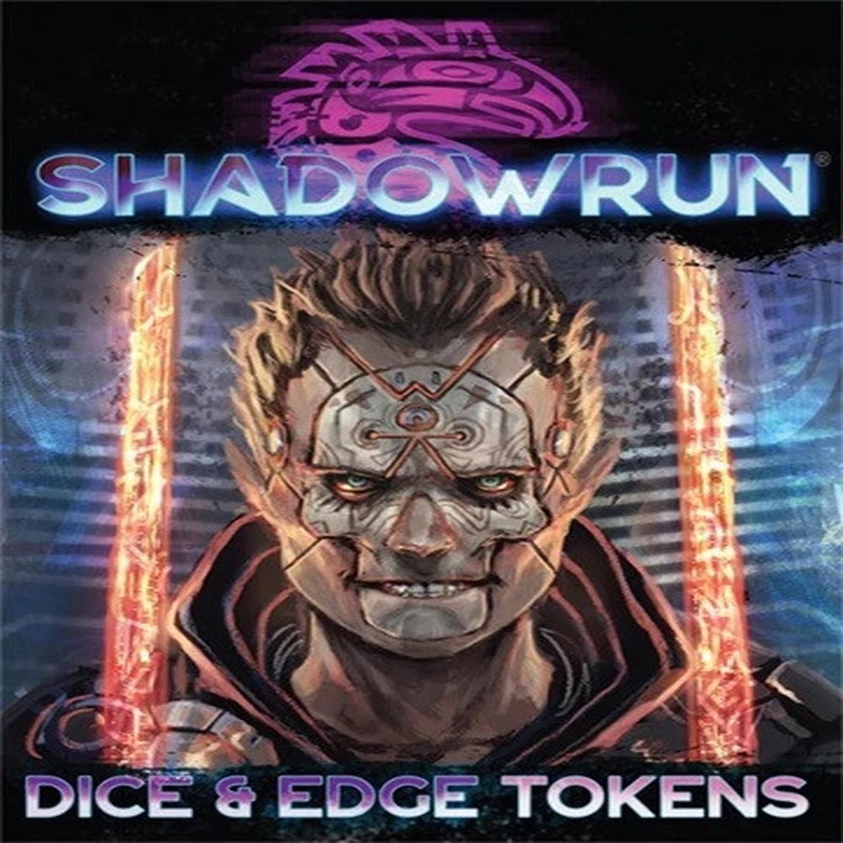 Catalyst Game Labs Shadowrun Dice and Edge Tokens - Green