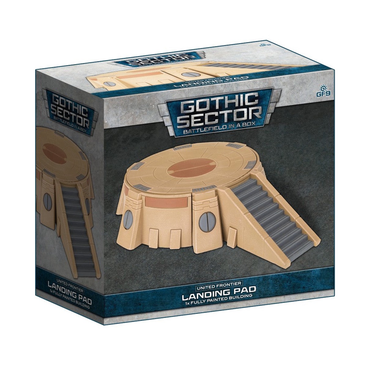 Gale Force Nine Battlefield in a Box Gothic Sector United Frontier Landing Pad
