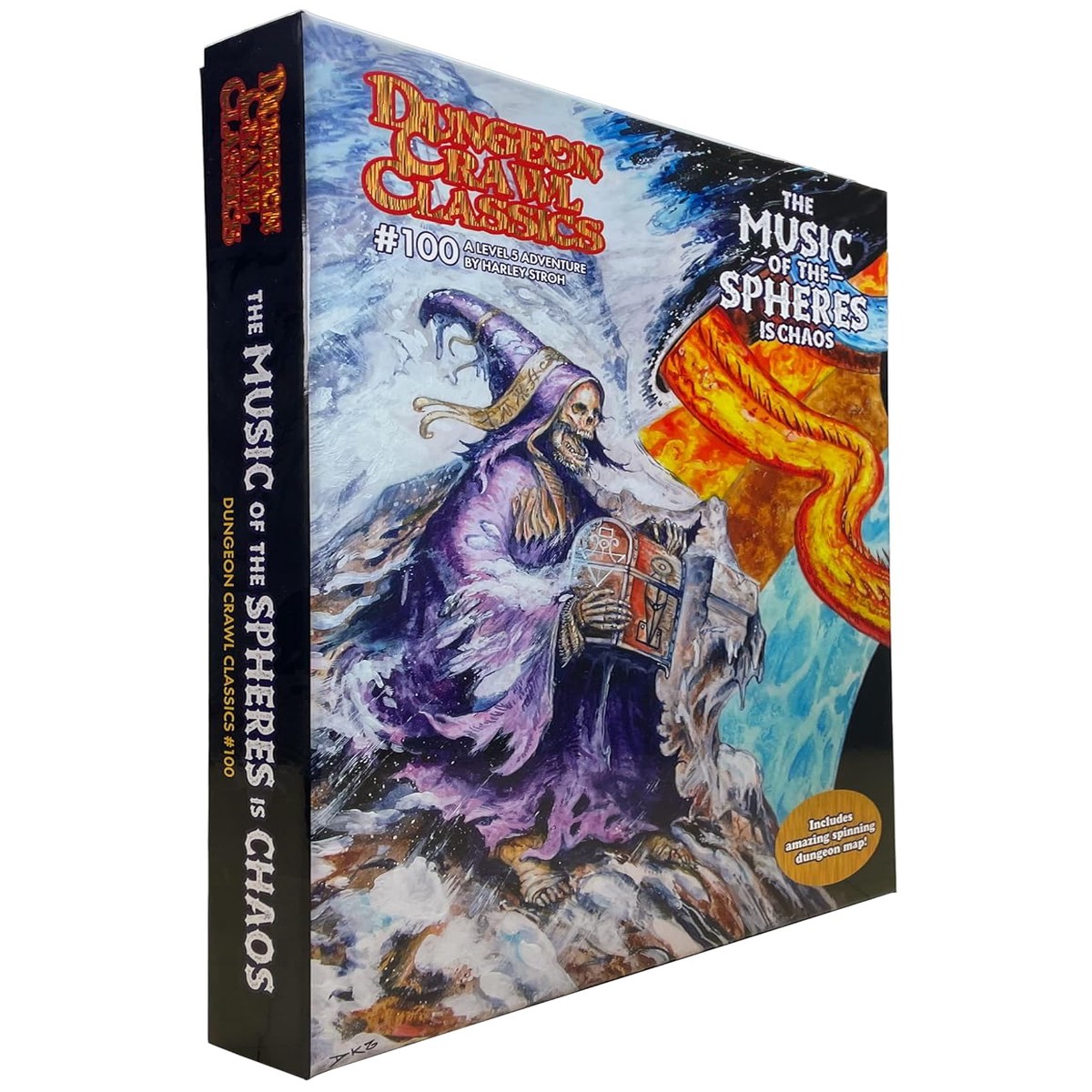 Goodman Games Dungeon Crawl Classics #100 The Music of the Spheres is Chaos Boxed Set