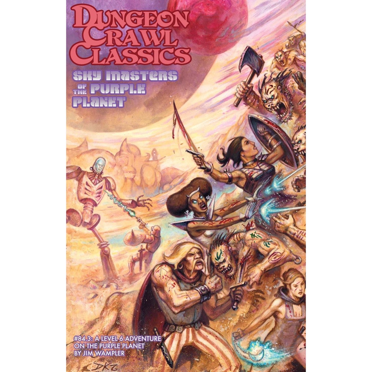 Goodman Games Dungeon Crawl Classics 84.3 Sky Masters of the Purple Planet Adventure Module