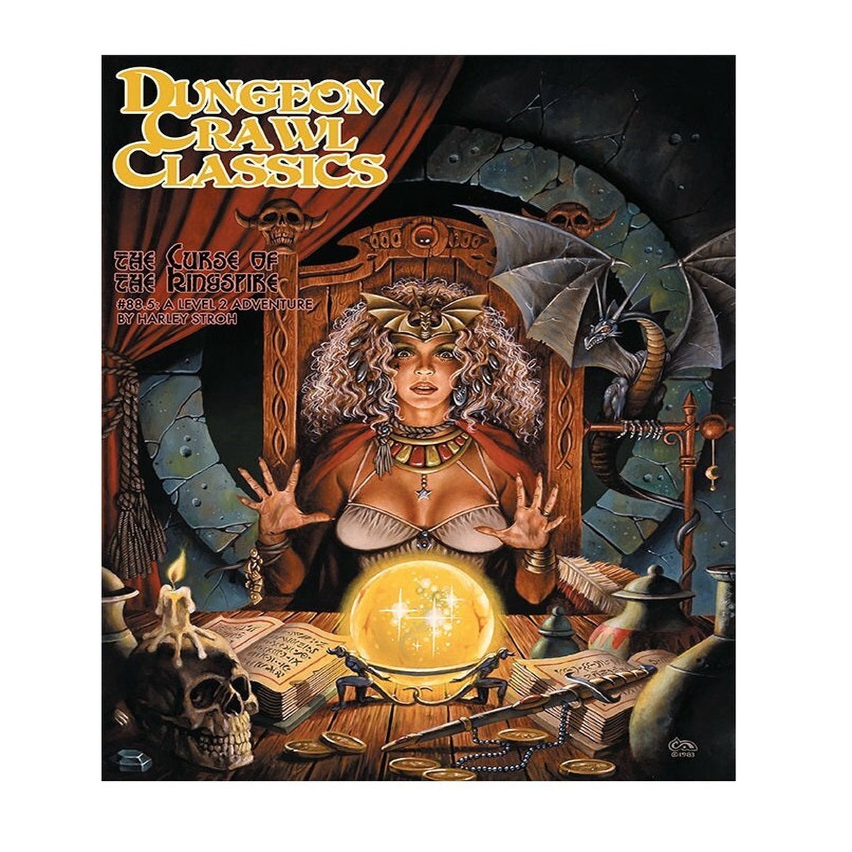 Goodman Games Dungeon Crawl Classics 88.5 Curse of the Kingspire Adventure Module