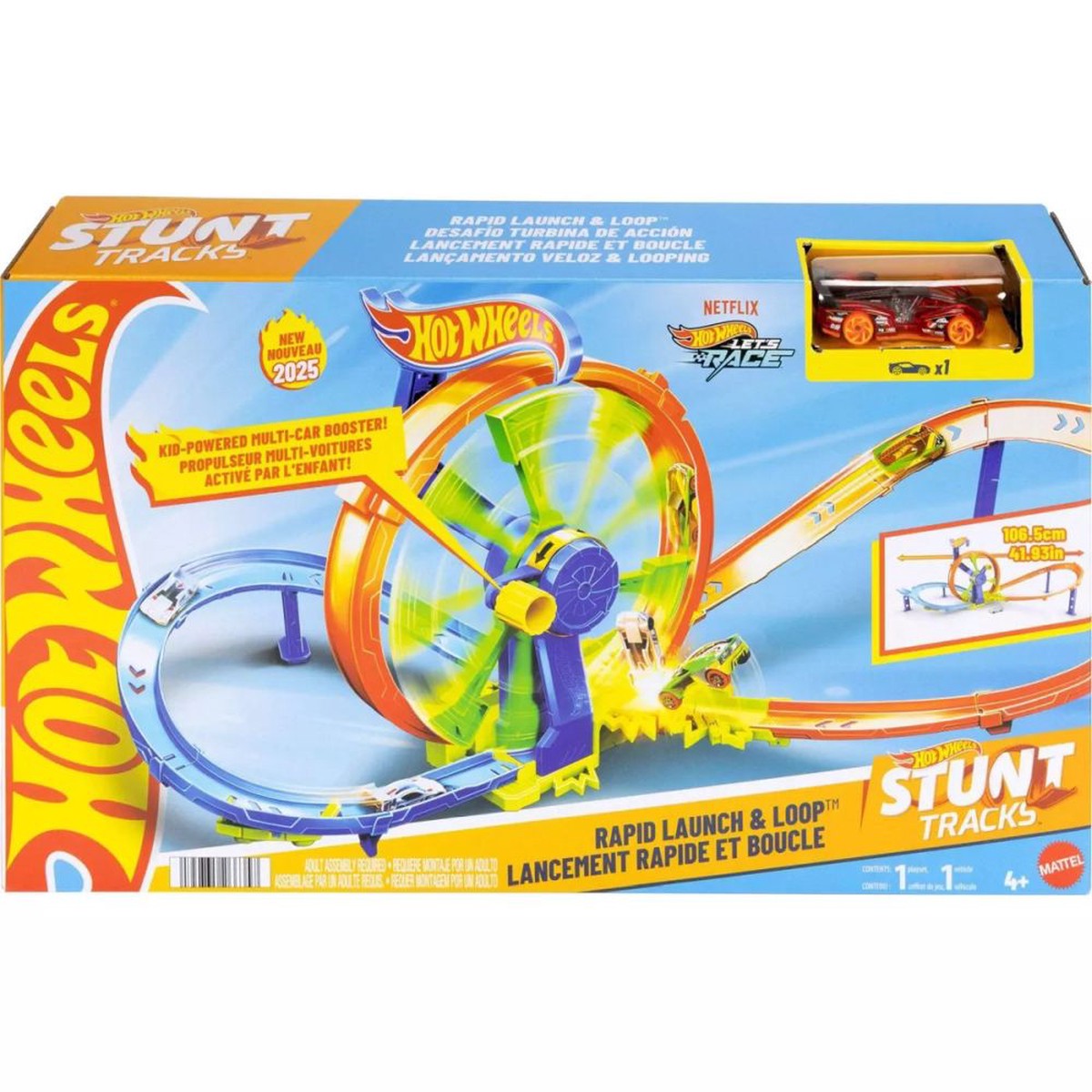 Hot Wheels Rapid Launch & Loop Tracks and Playset (New 2025)