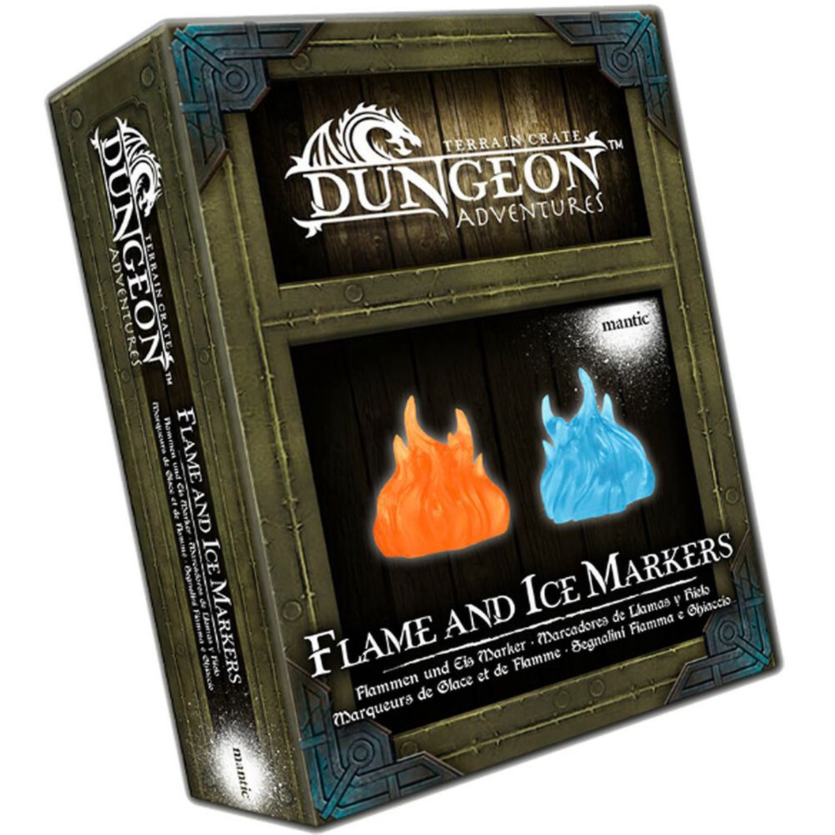 Mantic Games TerrainCrate - Dungeon Adventures - Flame and Ice Markers