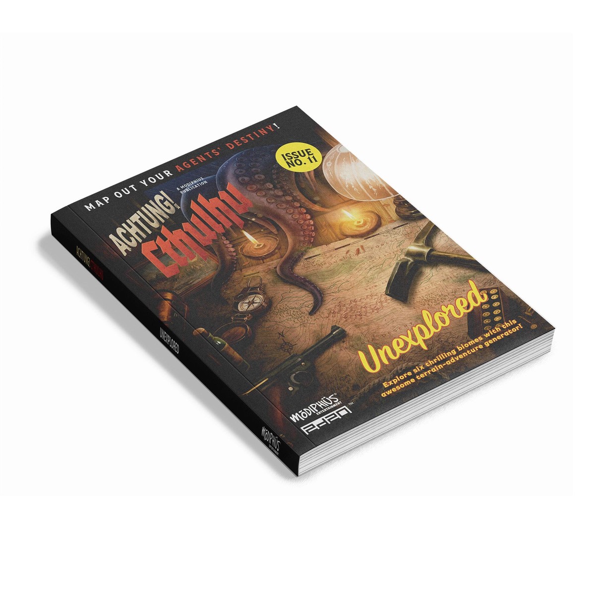 Modiphius Achtung! Cthulhu 2d20 RPG - Unexplored Book