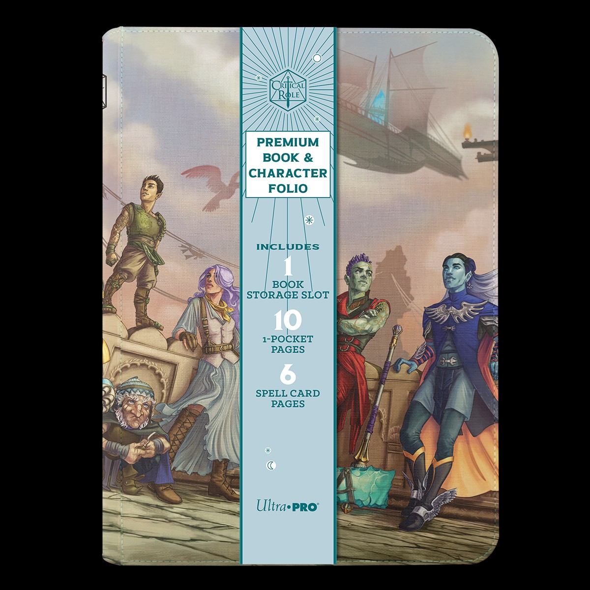 Ultra Pro - UP16097 Critical Role Bells Hells Team Lineup Printed Leatherette Book Folio