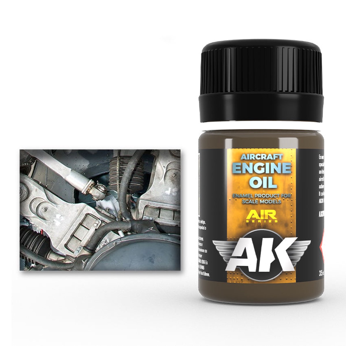 AK Interactive Aircraft Engine Oil 35ml