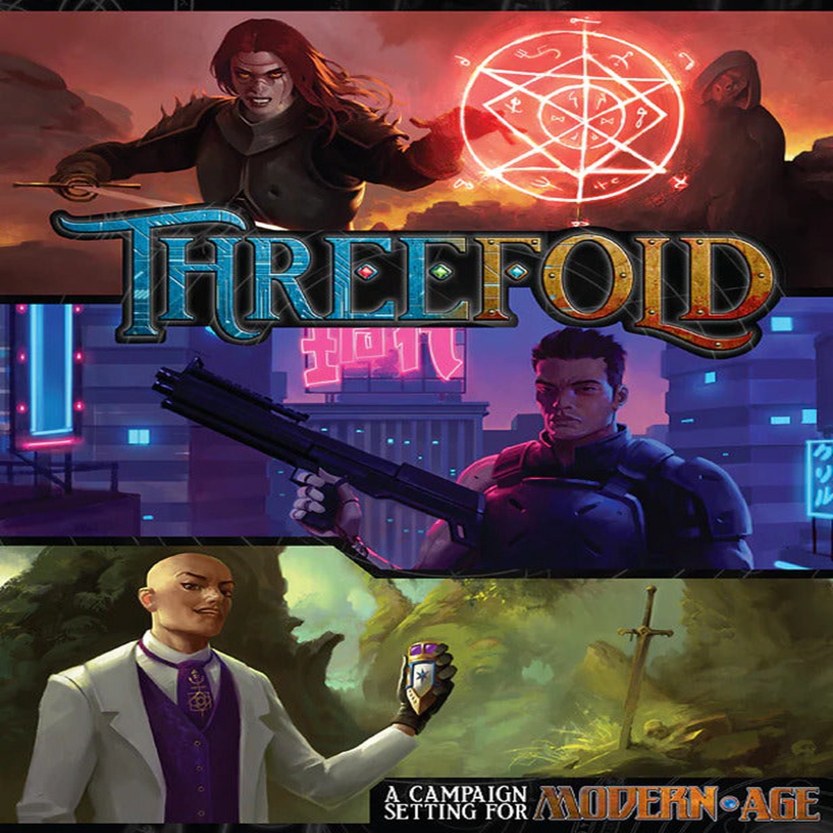 Green Ronin Modern Age RPG: Threefold Core Book
