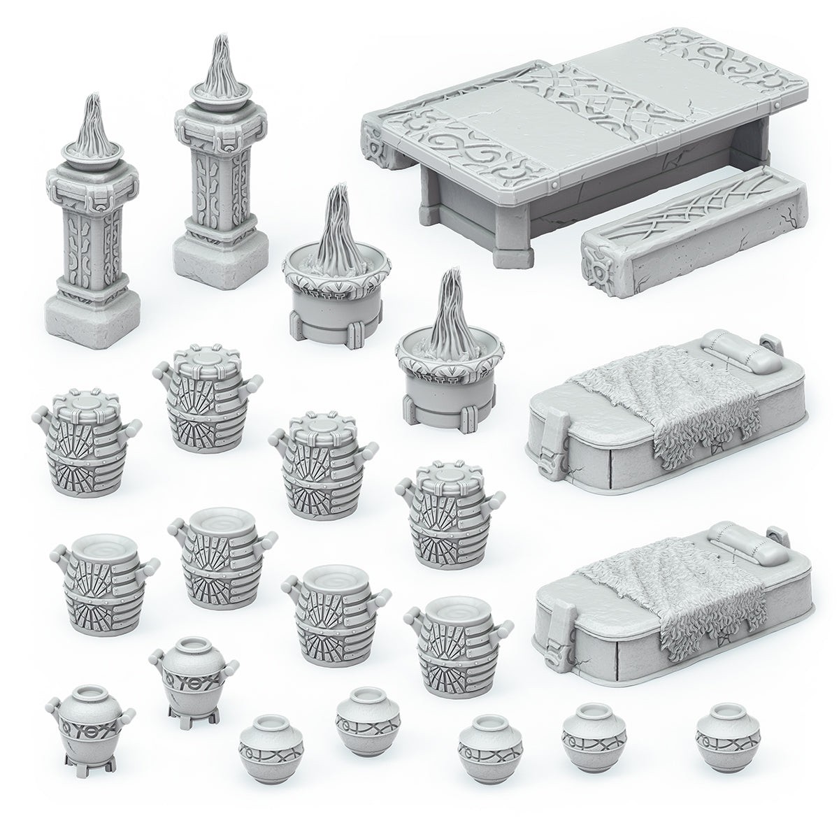 Modiphius Elder Scrolls Call to Arms - Dwemer Tomb Scatter Set