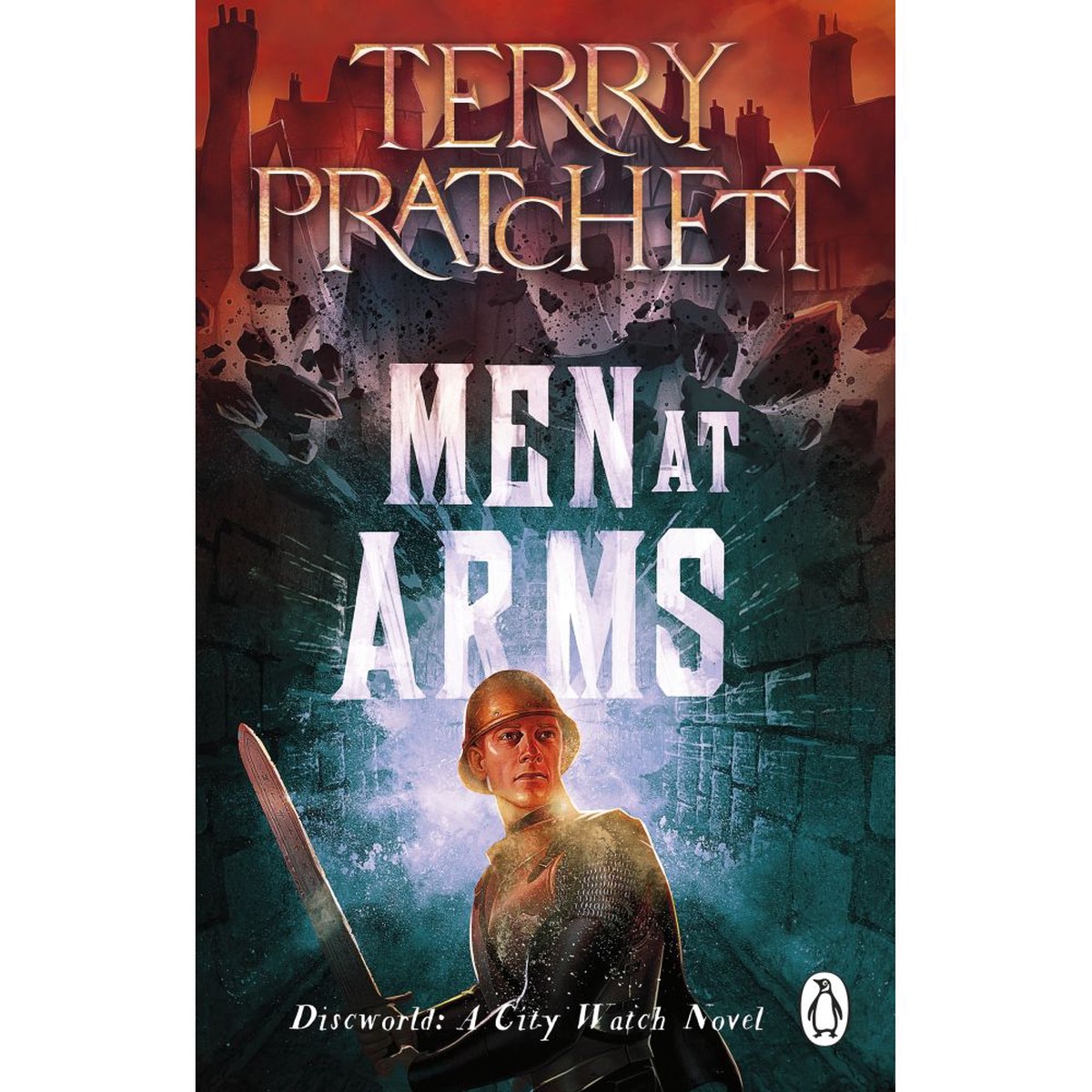 Penguin Discworld Terry Pratchett Men At Arms Novel
