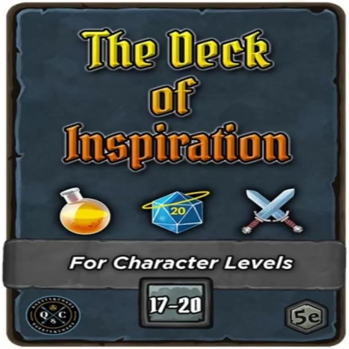 Quests and Chaos Deck of Inspiration Level 17-20 Card Game