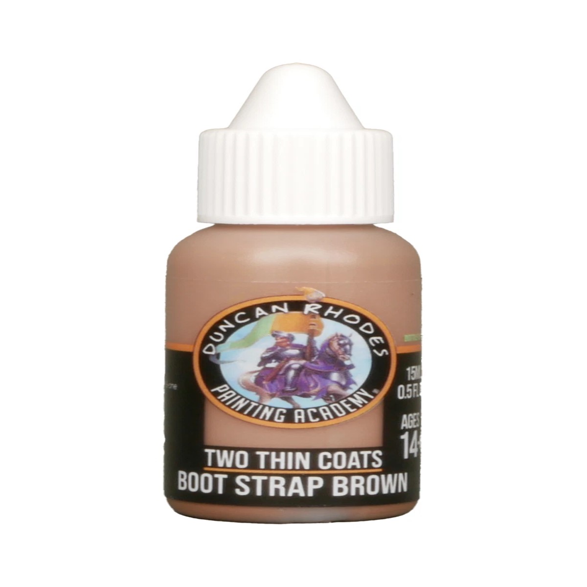 Two Thin Coats Boot Strap Acrylic Paint 15ml - Brown