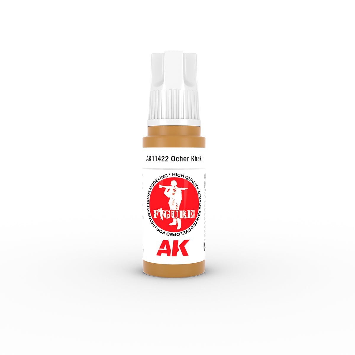 AK Interactive 3 Gen Figures Acrylic Paint 17ml - Ocher Khaki