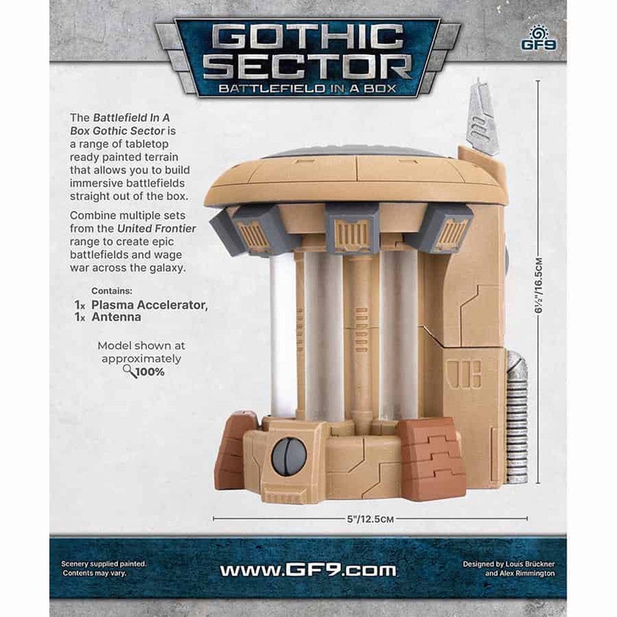 Gale Force Nine Battlefield in a Box: Gothic Sector - United Frontier: Plasma Accelerator