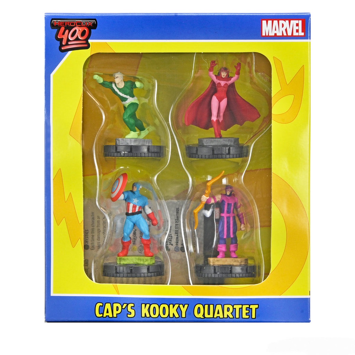 Marvel HeroClix 400 Cap's Kooky Quartet Miniature