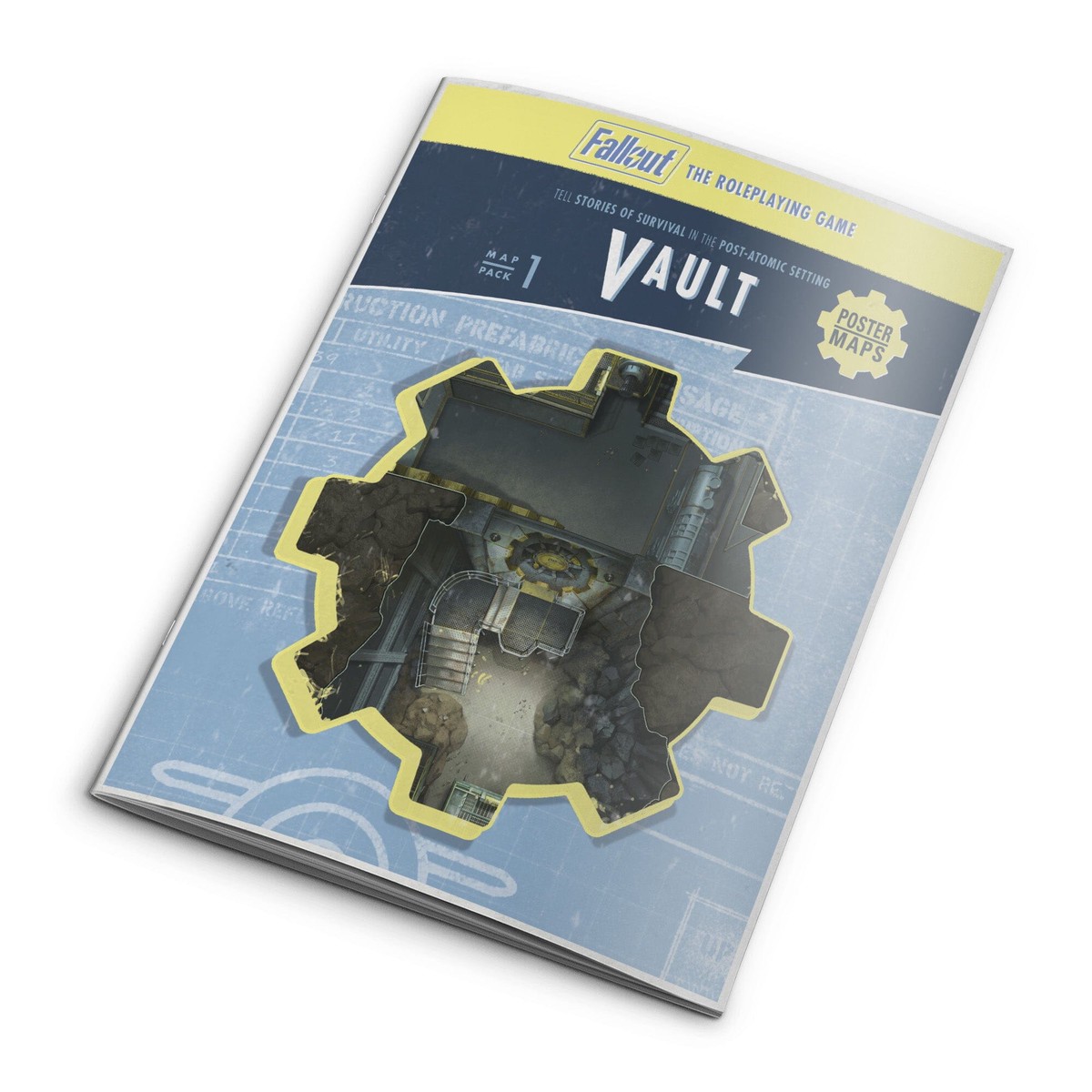 Modiphius Fallout: The Roleplaying Game - Map Pack 1: Vault Book