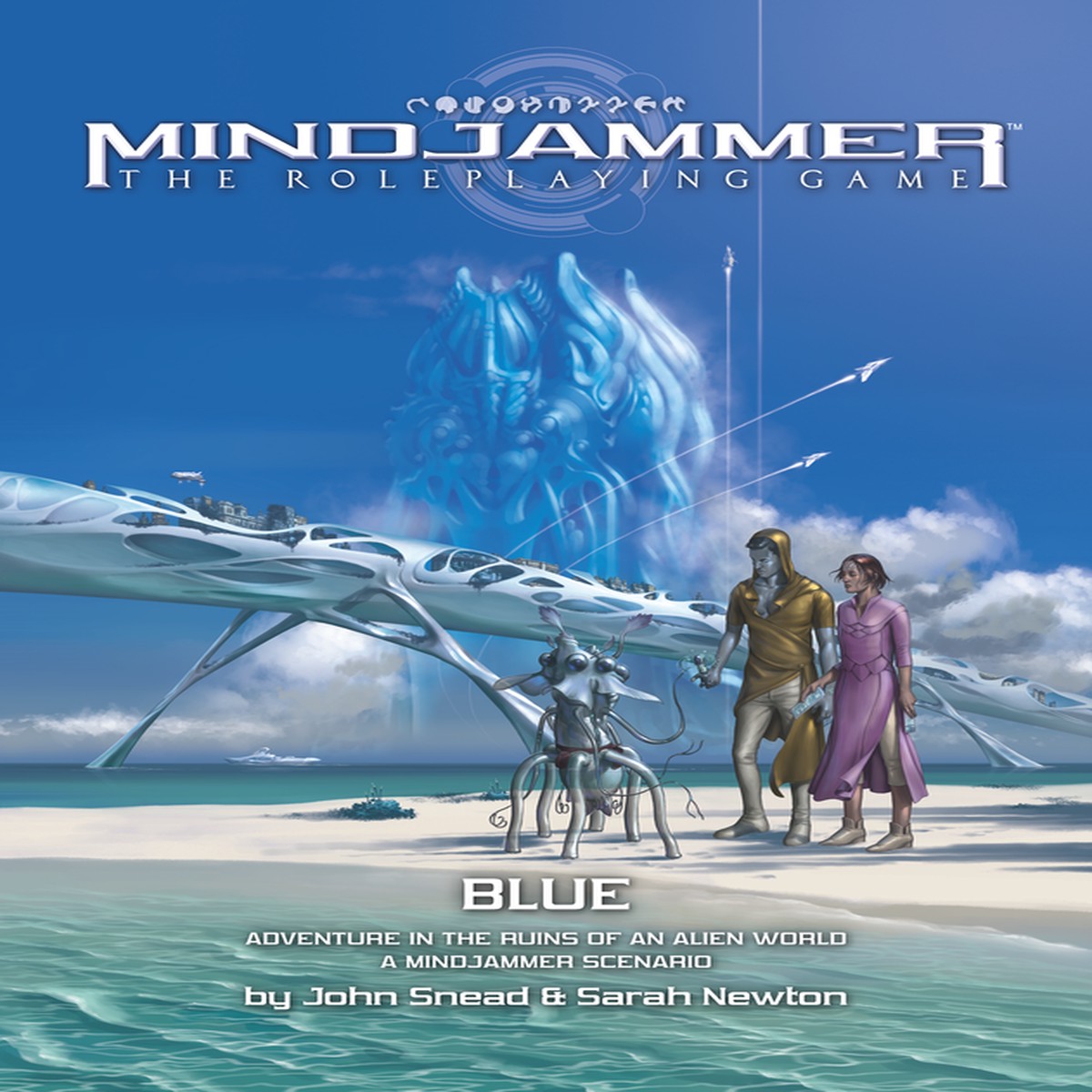 Modiphius Mindjammer: RPG - Blue - Adventure in the Ruins of an Alien World Book