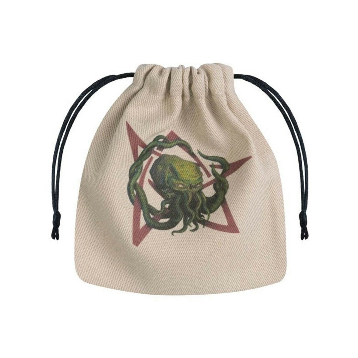 Q Workshop - Call Of Cthulhu Dice Bag - Beige and Multicolour