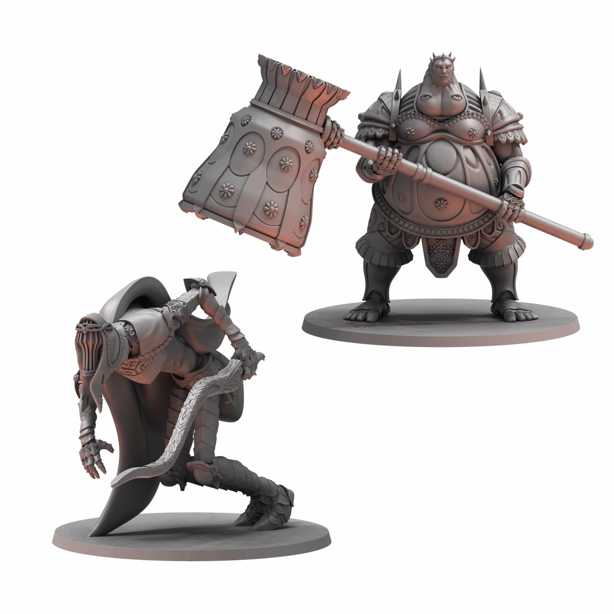 Steamforged Games Dark Souls RPG Dancer of the Boreal Valley & Smough Miniature