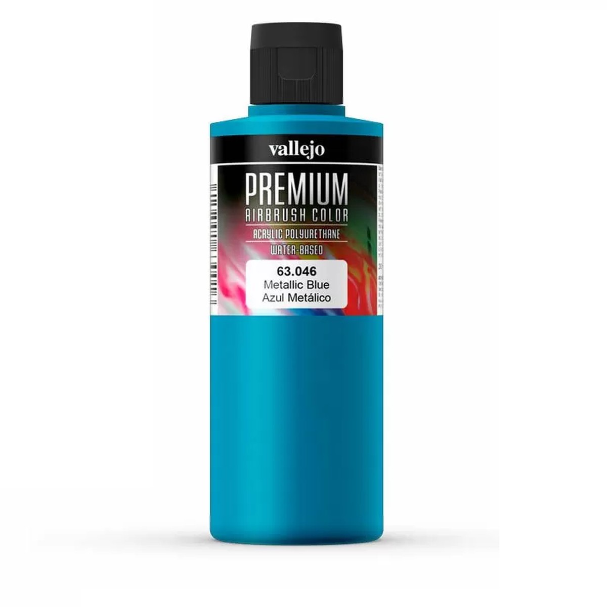 Vallejo Premium Pearl & Metallics Airbrush Colour 200ml - Metallic Blue