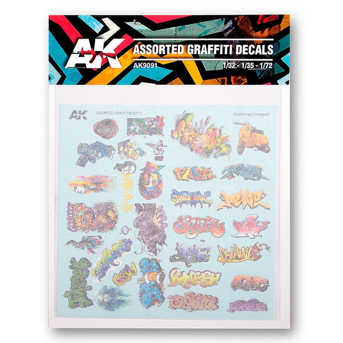 Ak Interactive - Graffiti Decals - Assorted