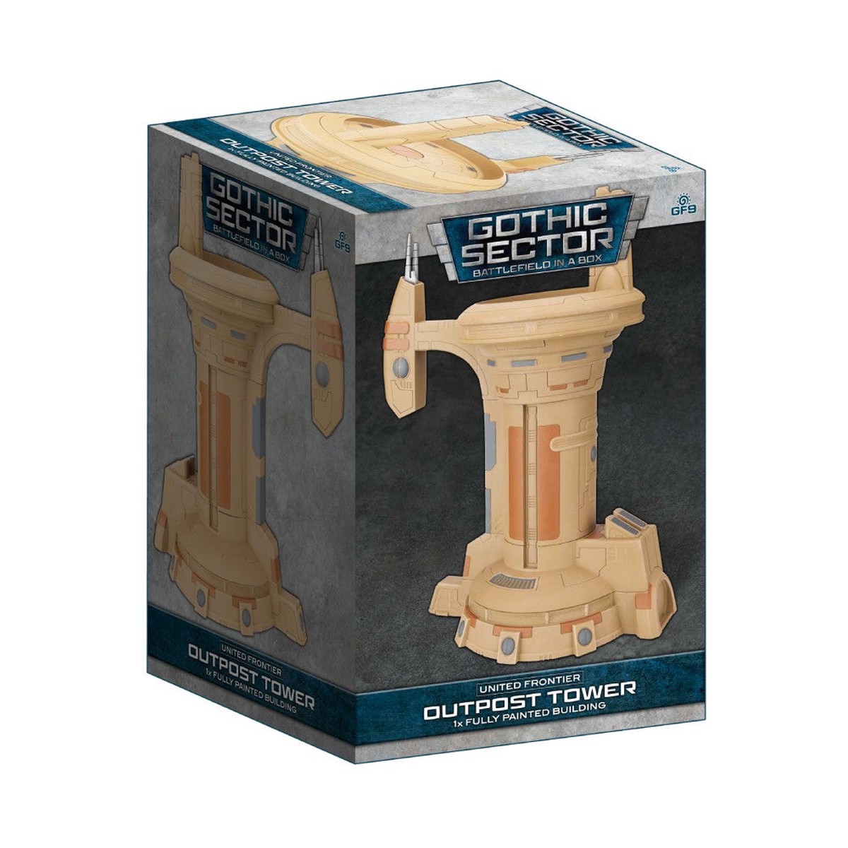 Battlefield in a Box: Gothic Sector - United Frontier: Outpost Tower Miniature