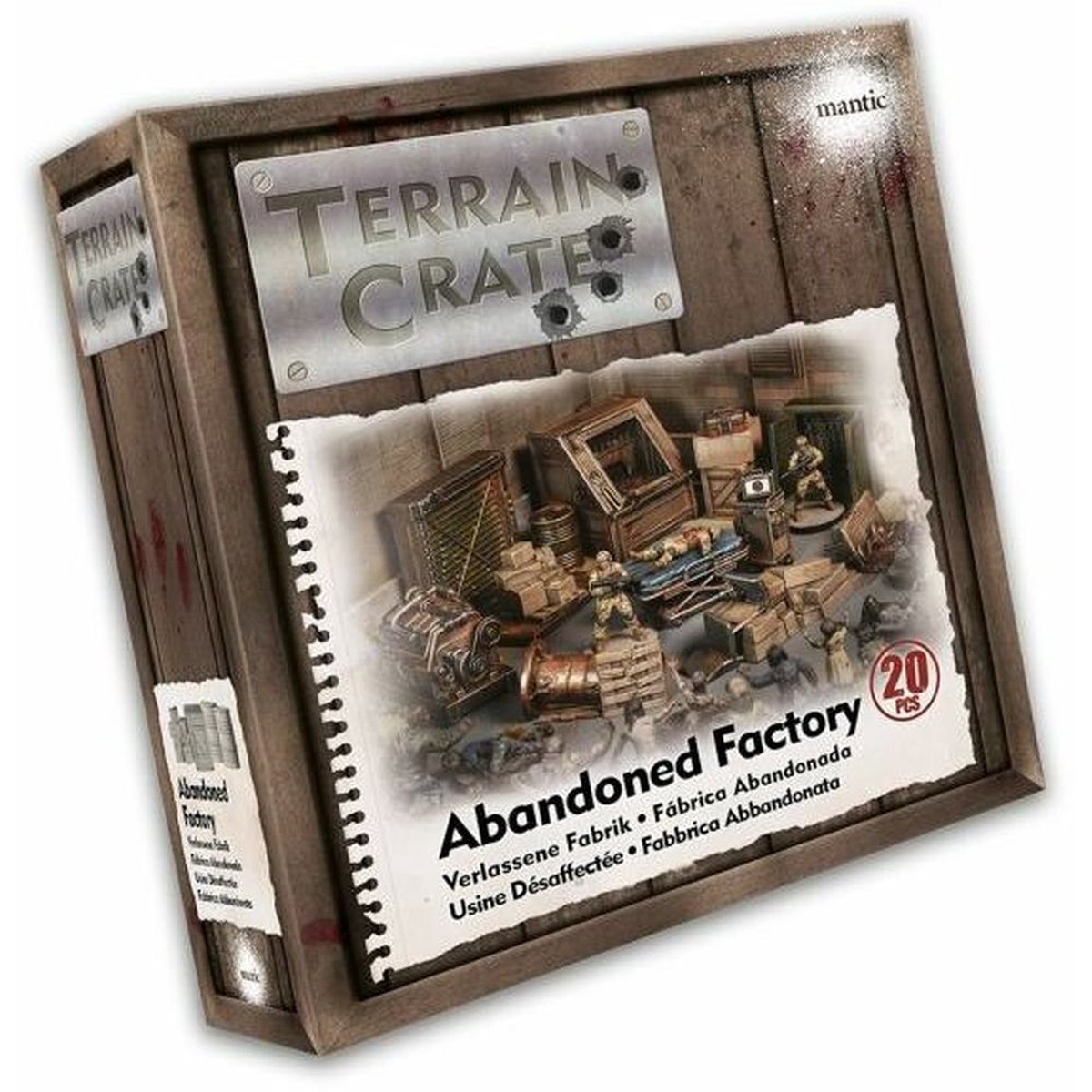 Mantic Games TerrainCrate - Abandoned Factory Miniature