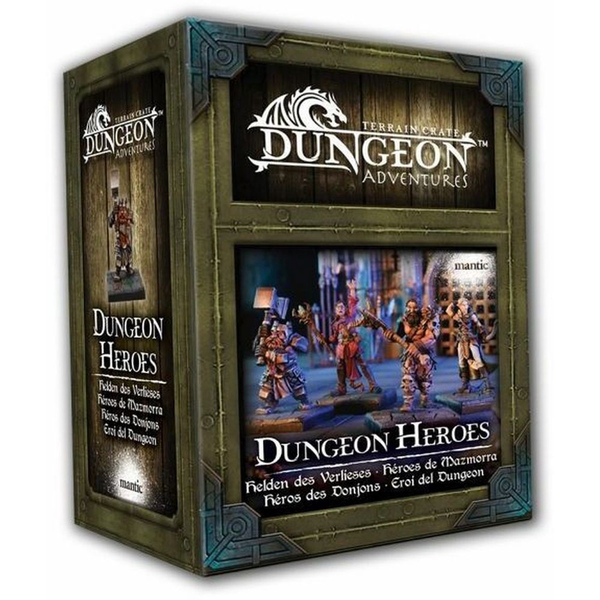 Mantic Games TerrainCrate - Dungeon Adventures - Heroes Miniature (MGTC212)