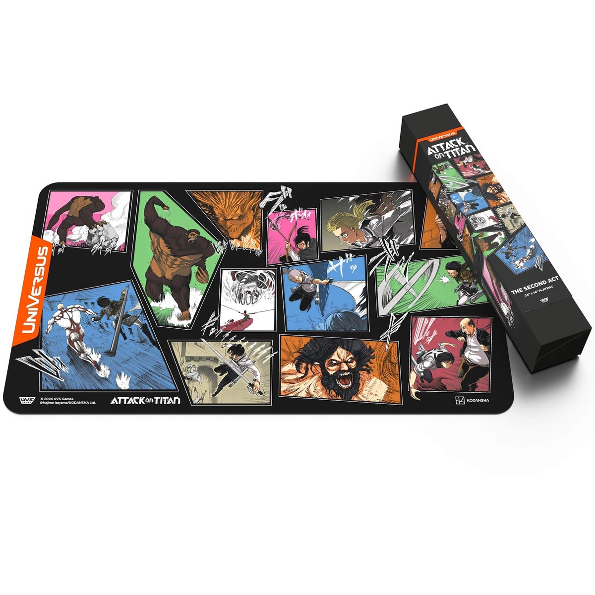 UniVersus Attack on Titan Origins of Power The Second Act Playmat