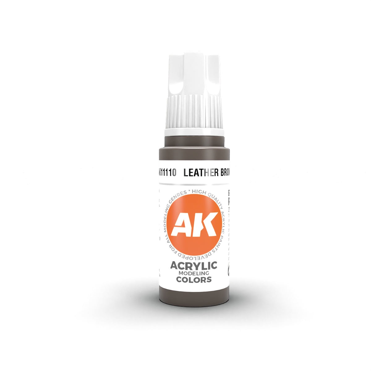 AK Interactive 3 Gen Acrylic Modeling Colors 17ml - Leather Brown